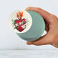 Most Chaste Heart of Joseph Candle Tin (Teakwood Scented, Light Blue)